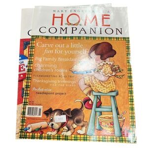 Vintage Mary Engelbreit Home Companion Magazine Lot 1997 1998 October November